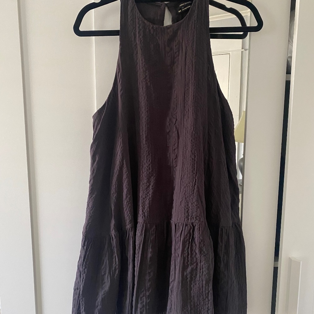 black urban outfitters trapeze dress